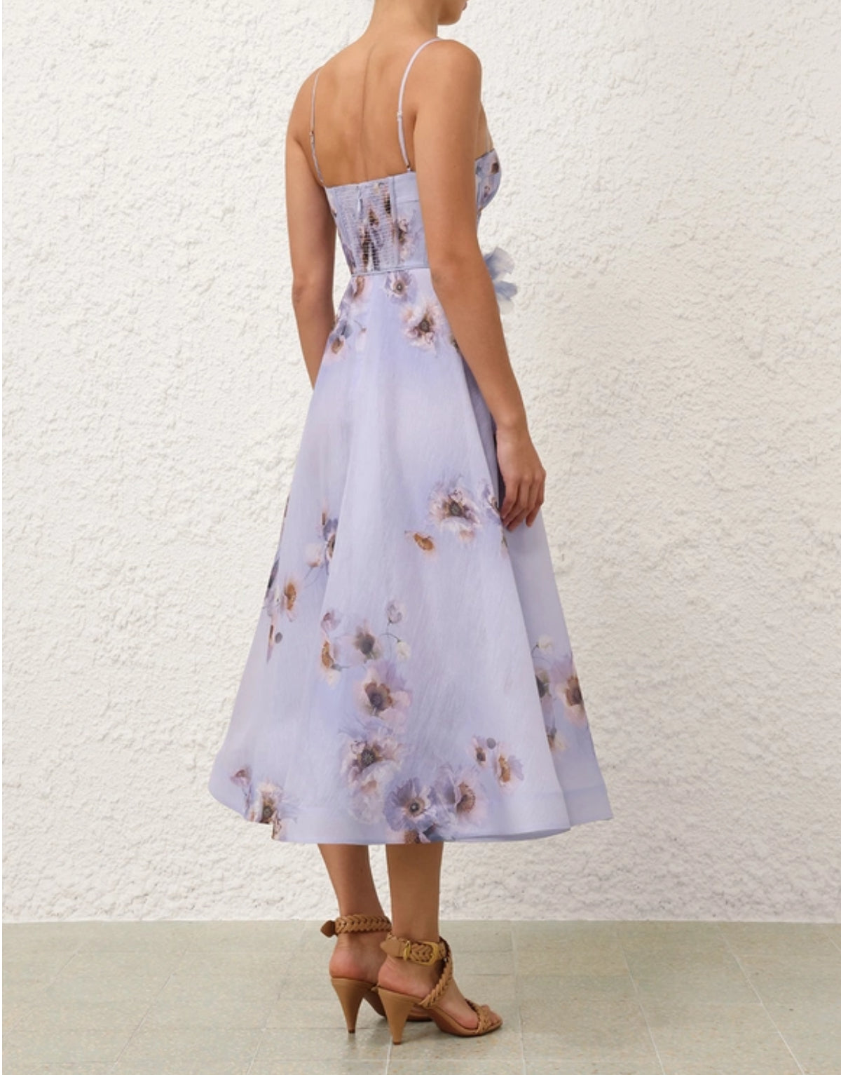 Zimmermann Hypnotic Picnic Dress in Lilac Poppy