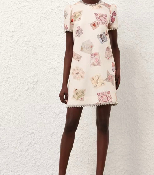 Zimmermann Hypnotic Jewelled Shift Dress