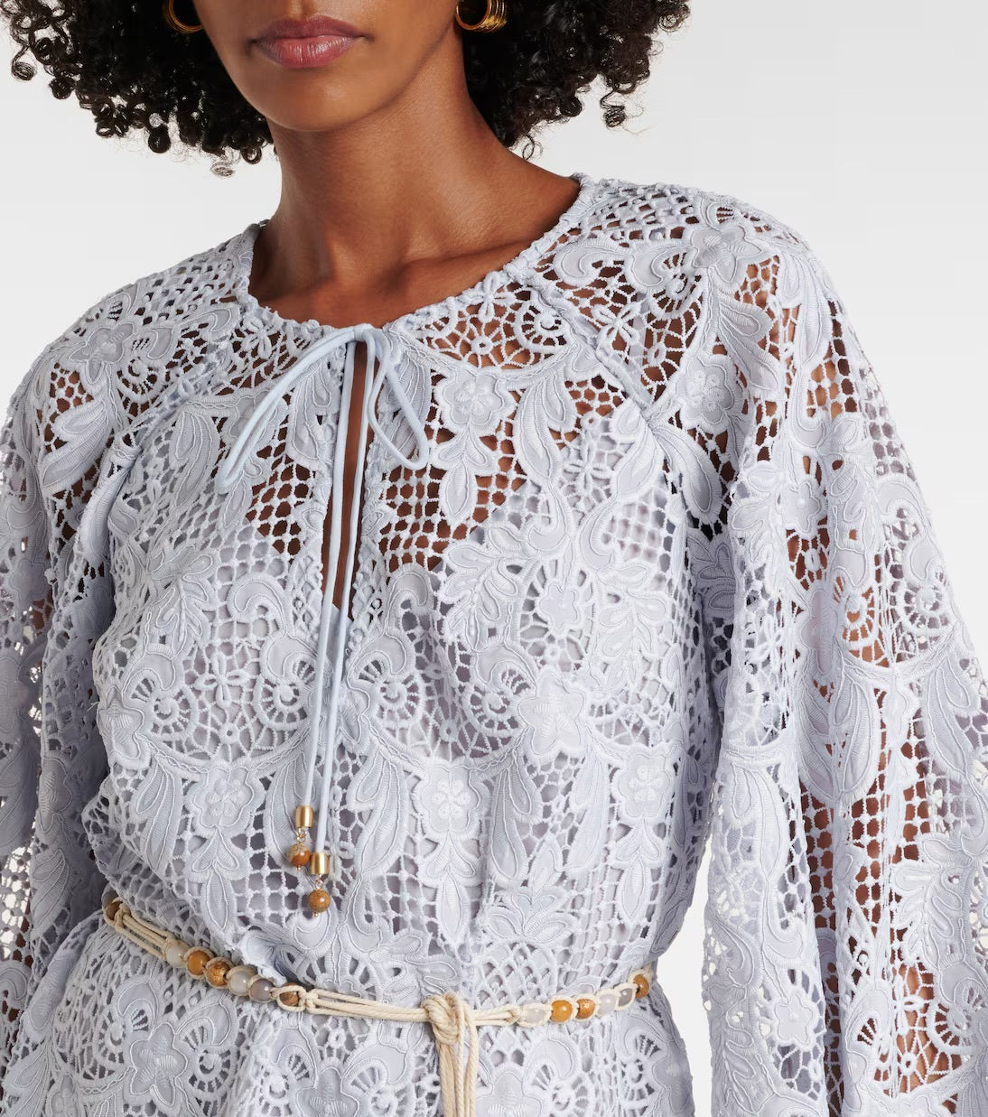Zimmermann Coco lace tunic mini dress