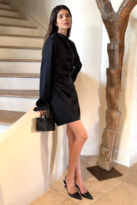 Sir Yasmine Mini Dress Black