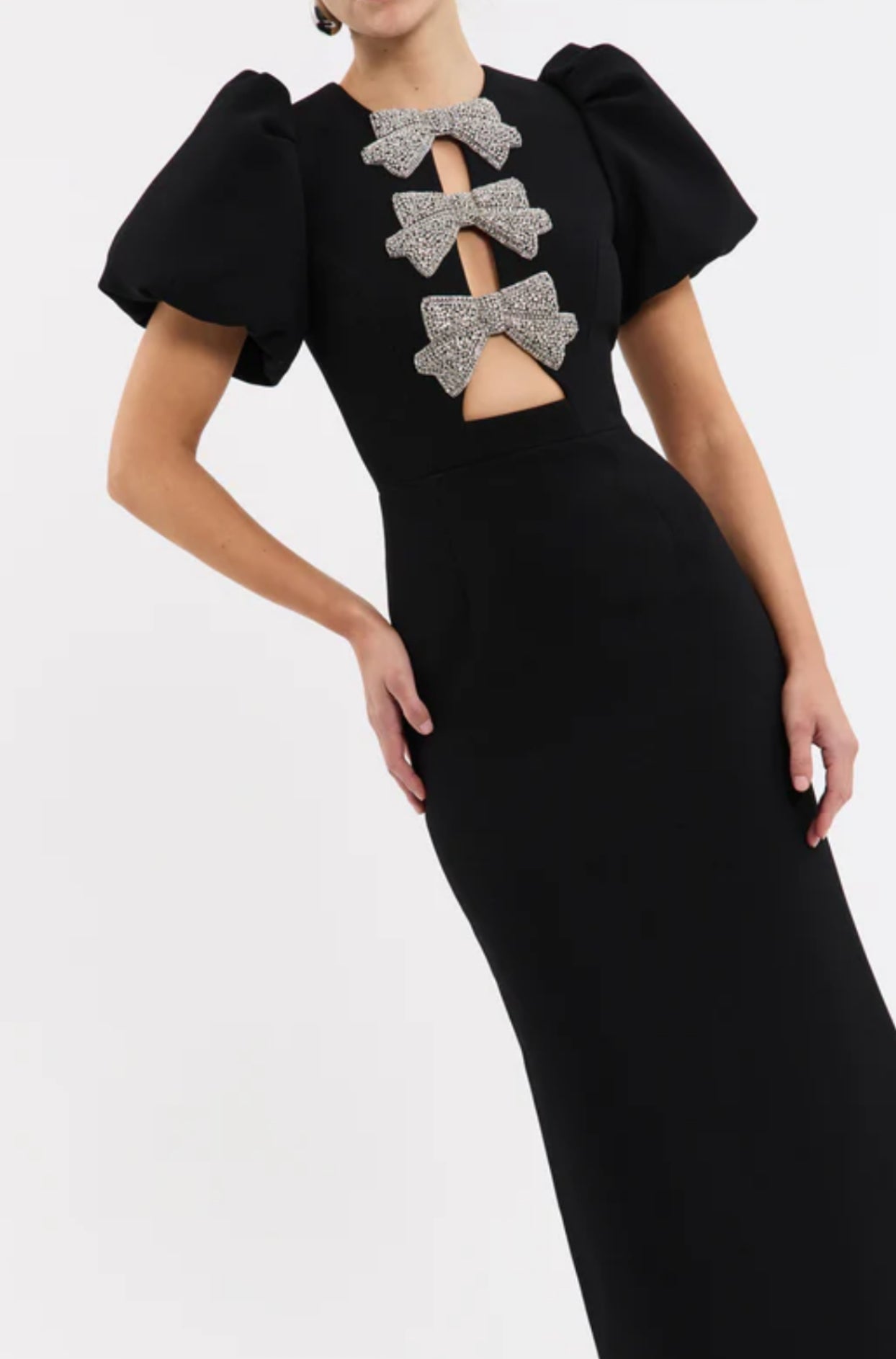 Rebecca Vallance  Violetta Puff sleeve gown