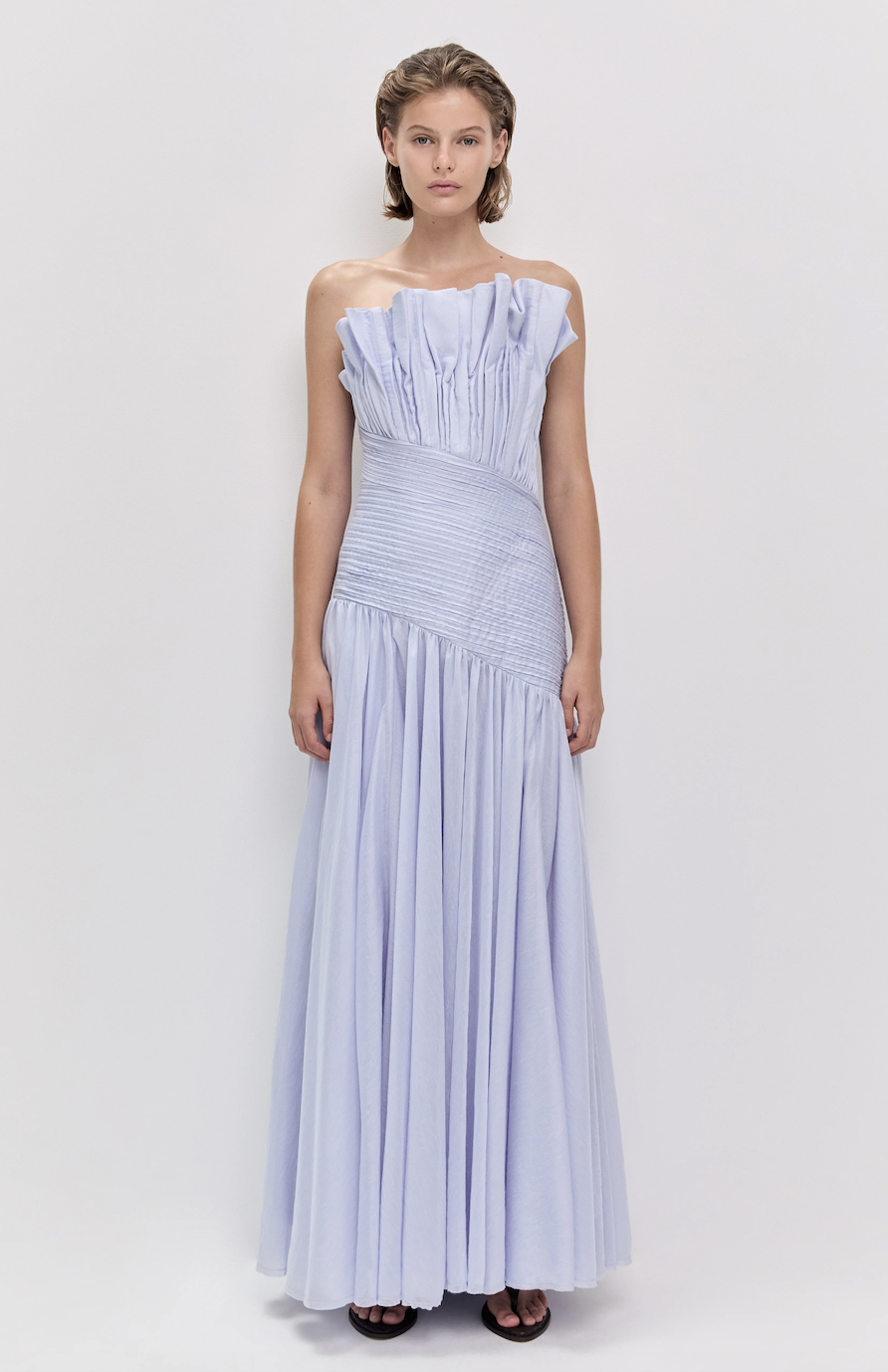 Aje Aquiline Dress in French Blue
