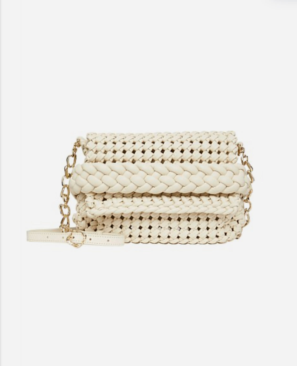Aje Mirage Woven Clutch Bag