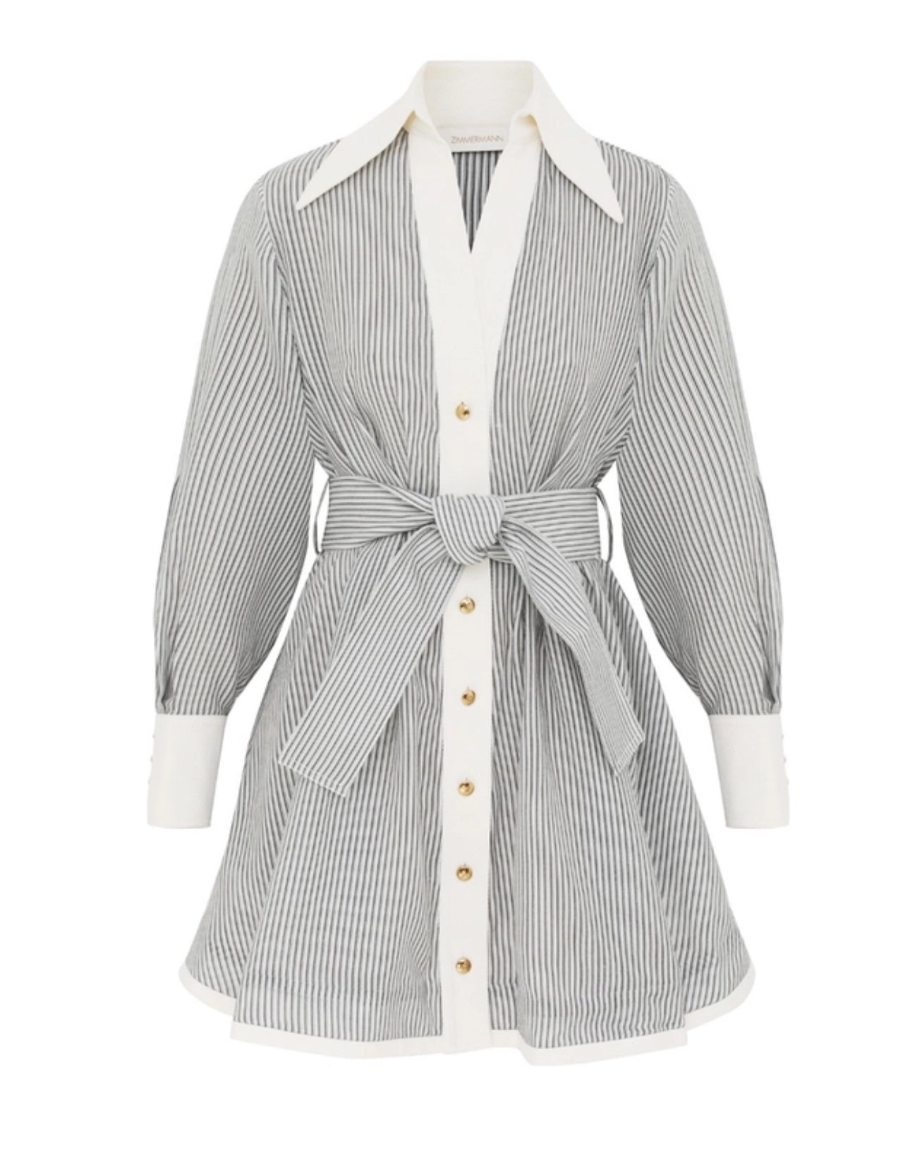 Zimmermann Hypnotic Tuck Mini Dress