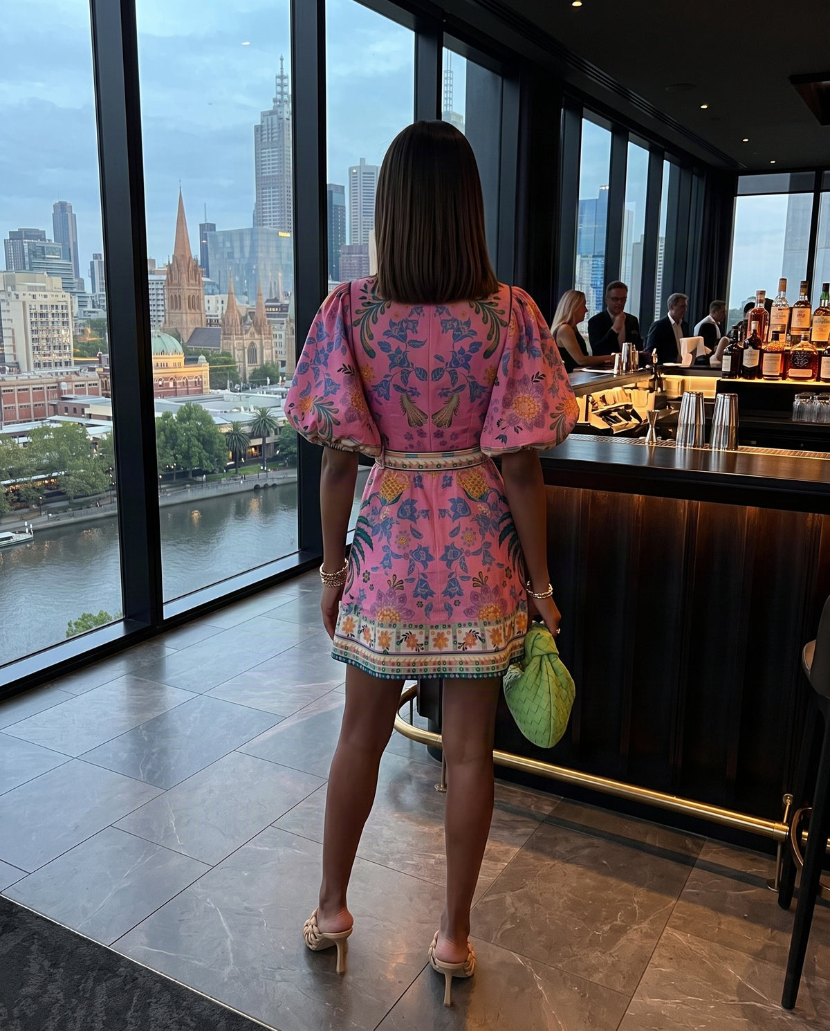 Zimmermann Ginger Buttoned Mini Dress