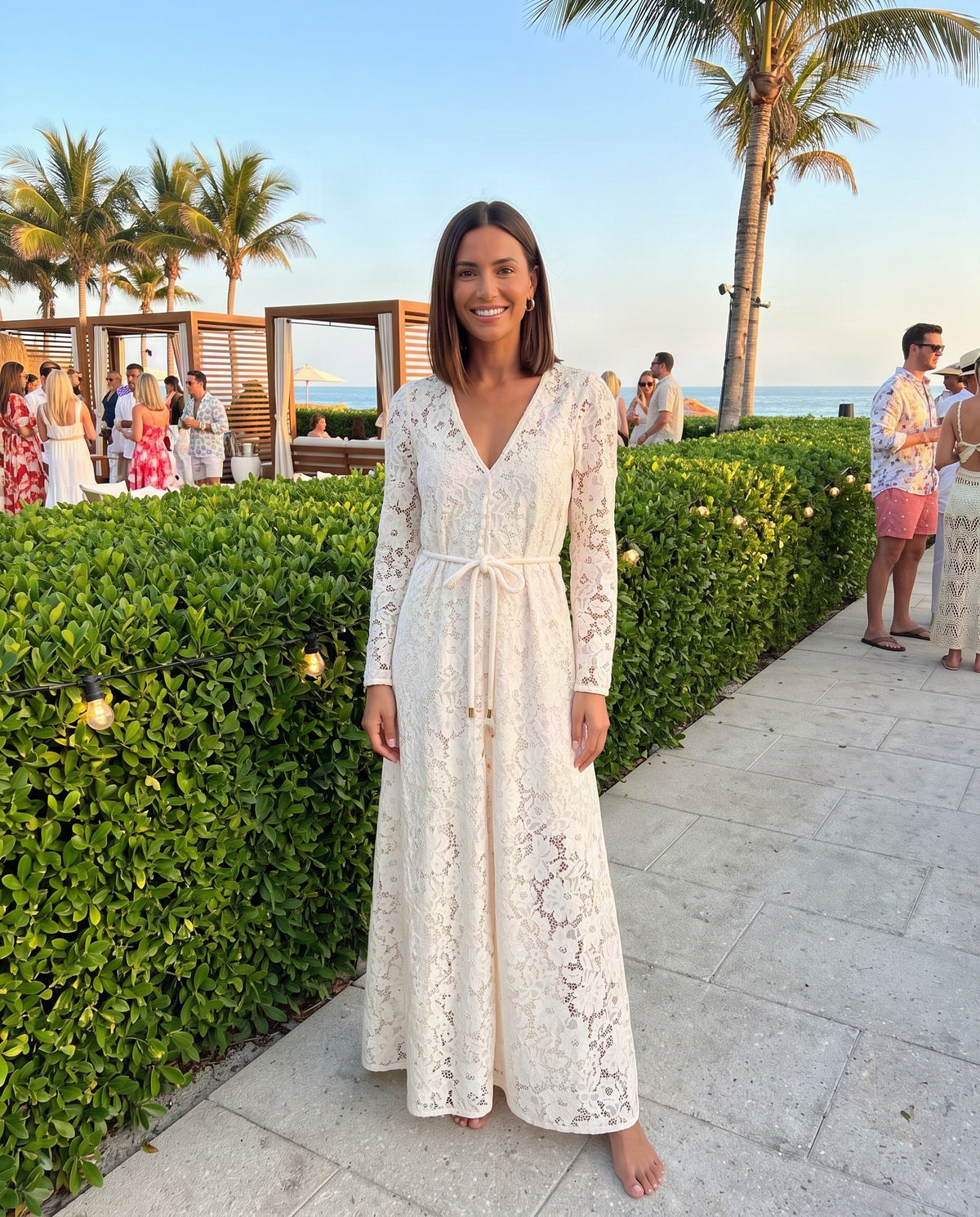 Zimmermann Matchmaker lace maxi dress