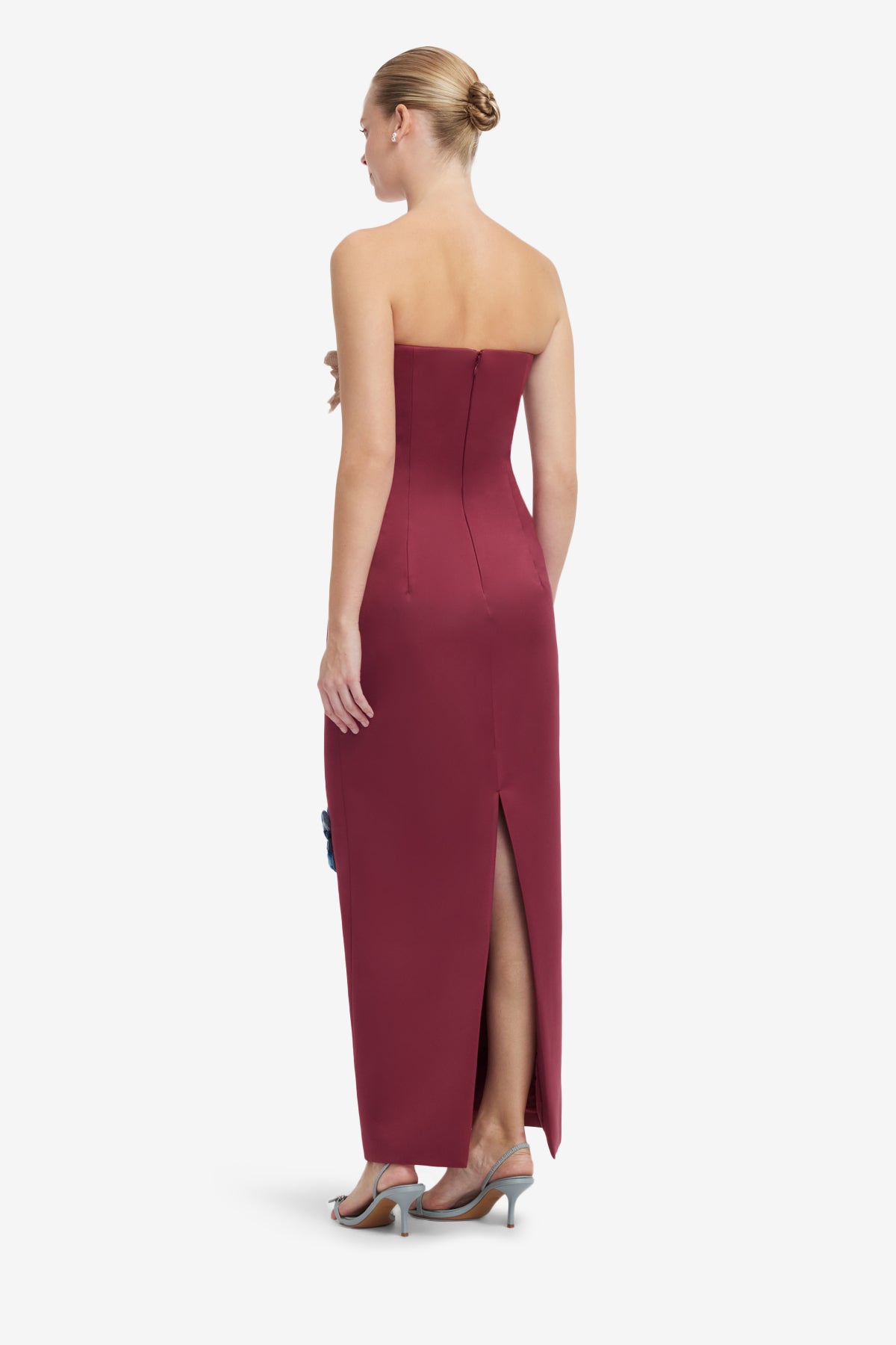 Leo Lin Rayna Embroidered Maxi Dress Cosmos Print