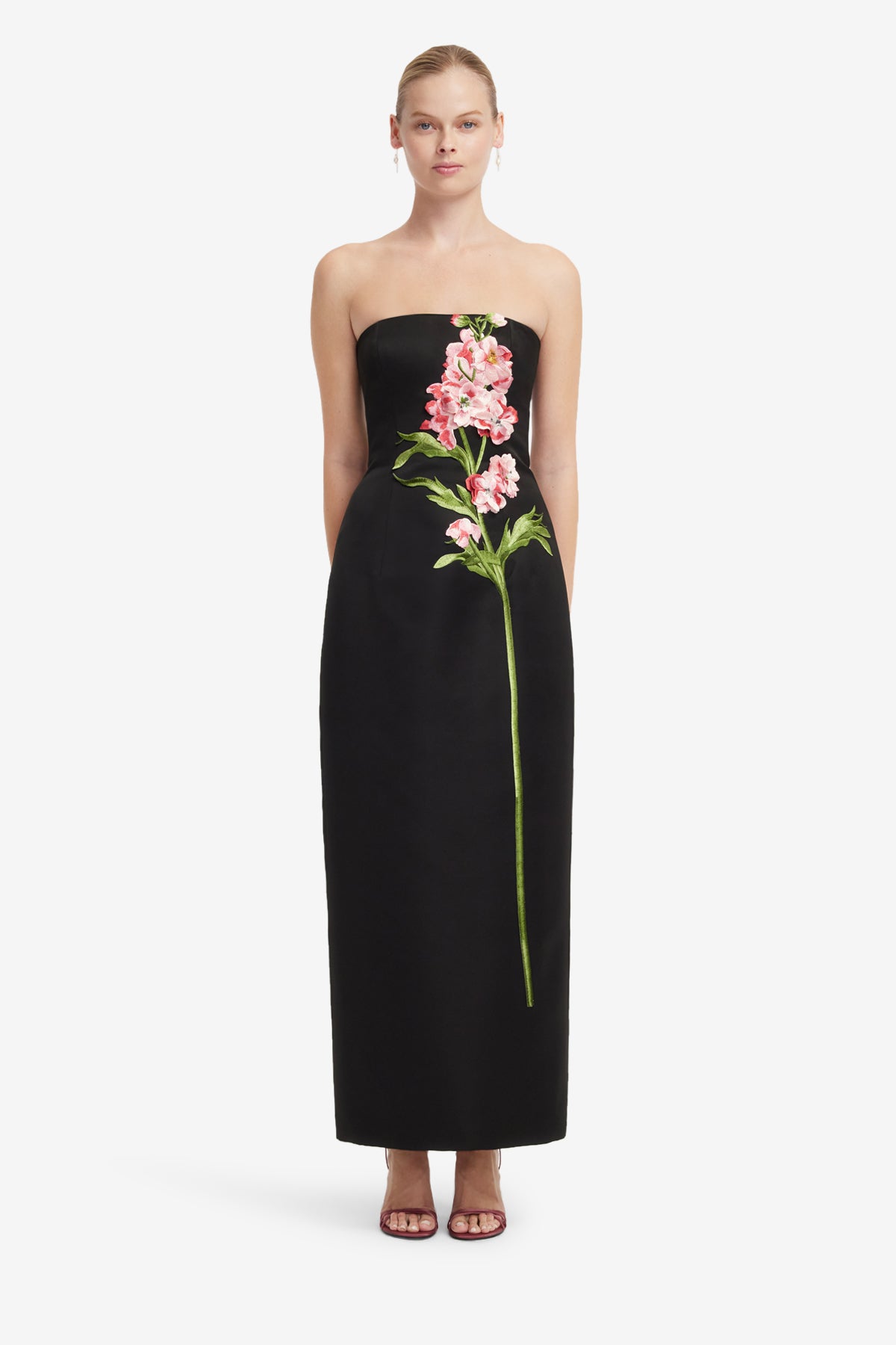 Leo Lin Rayna Embroidered Maxi Dress