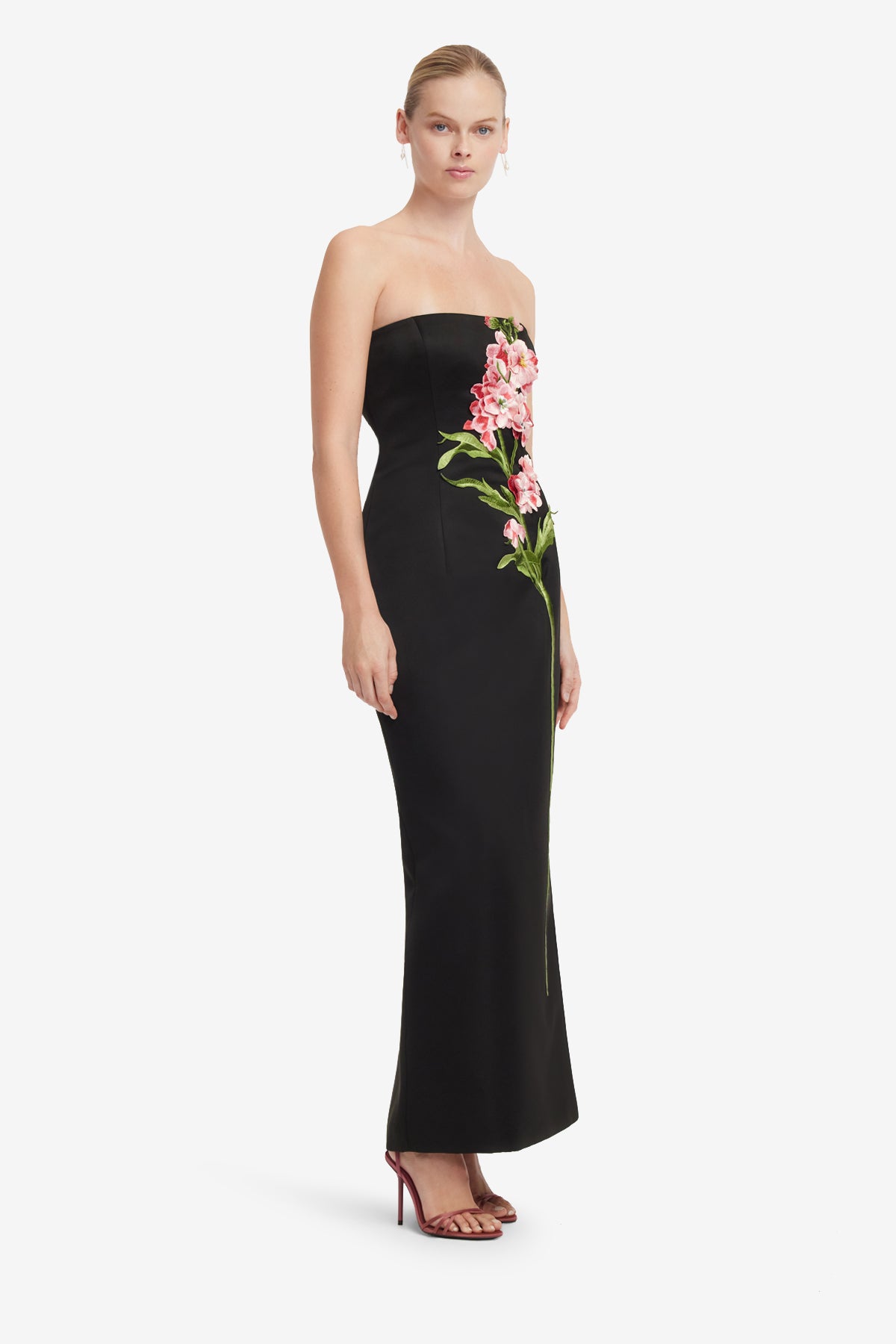 Leo Lin Rayna Embroidered Maxi Dress
