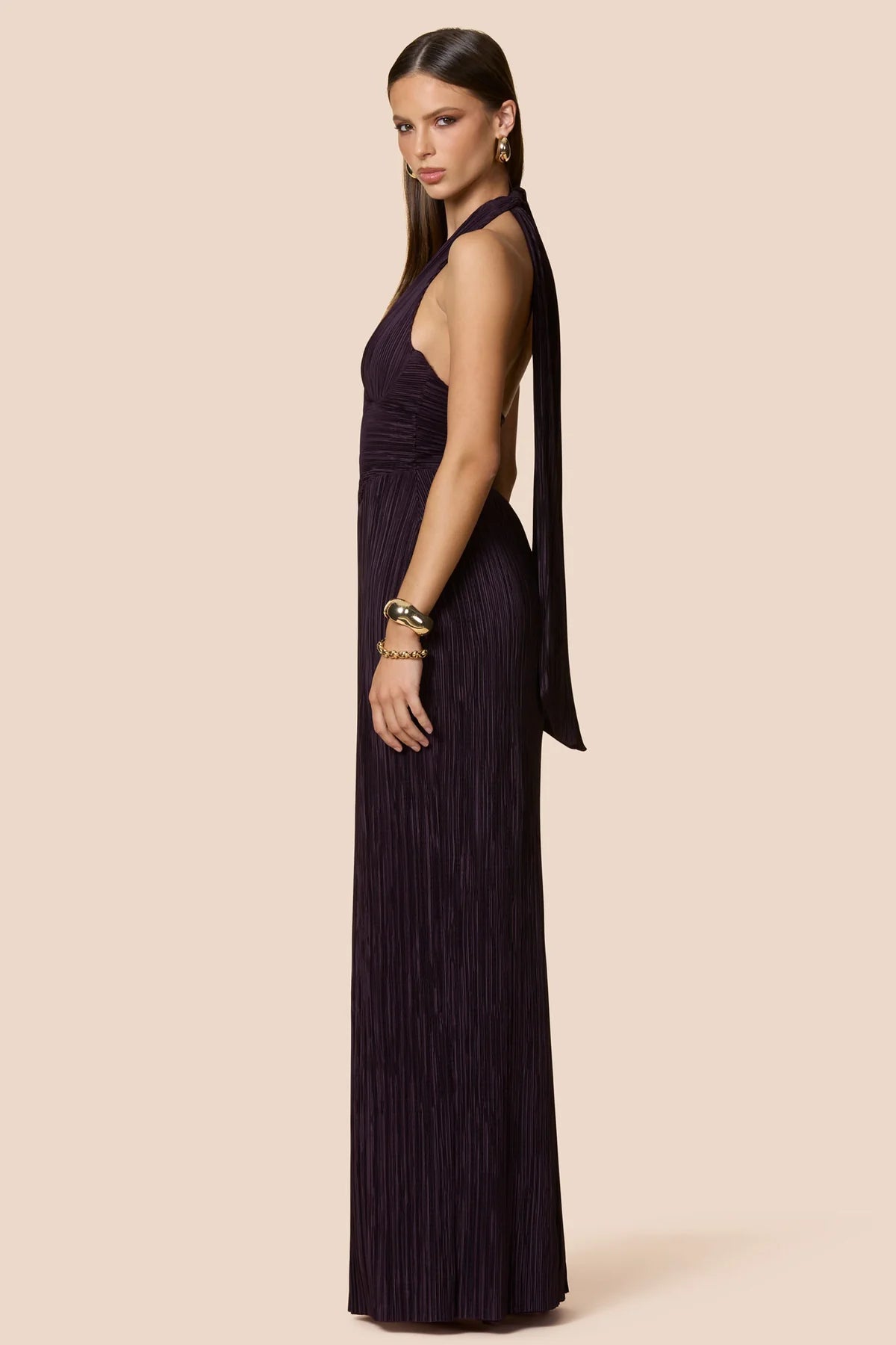 Nookie Belleza Gown l Plum