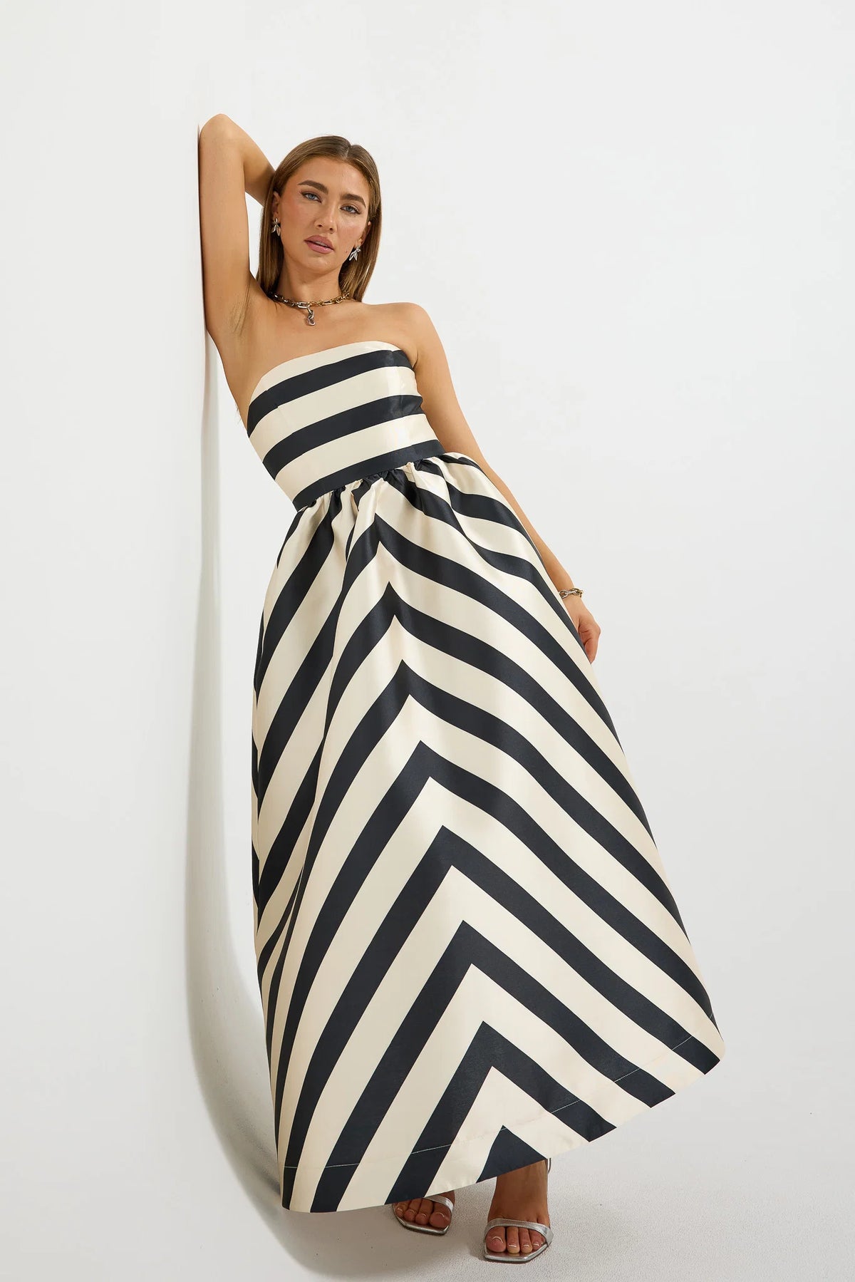 Pasduchas Valerie Strapless Midi