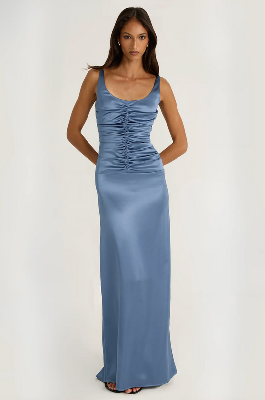 Ance Gria Atlein Gown | Blue