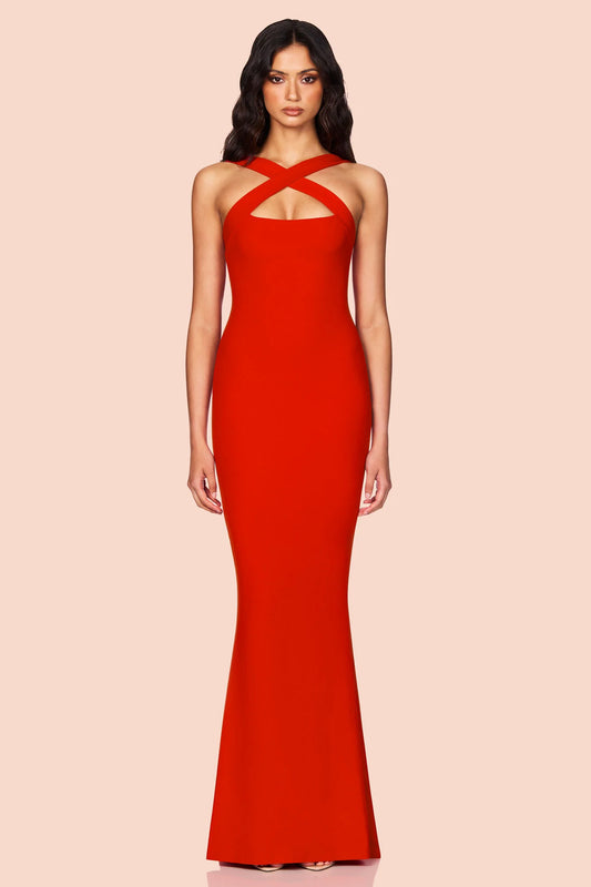 Nookie Viva 2 Way Gown Cherry
