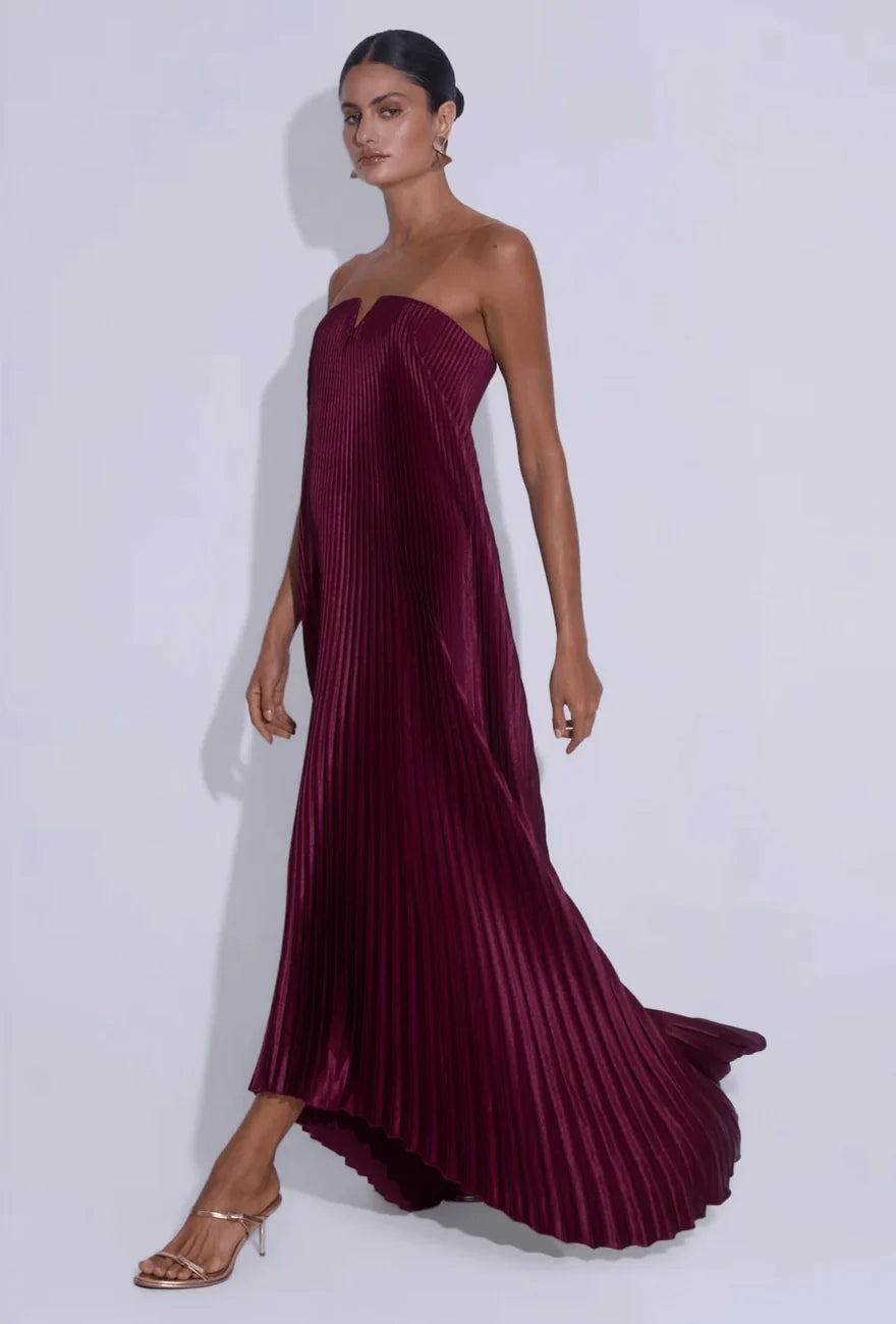 L'Idee Black Tie Gown l Wine