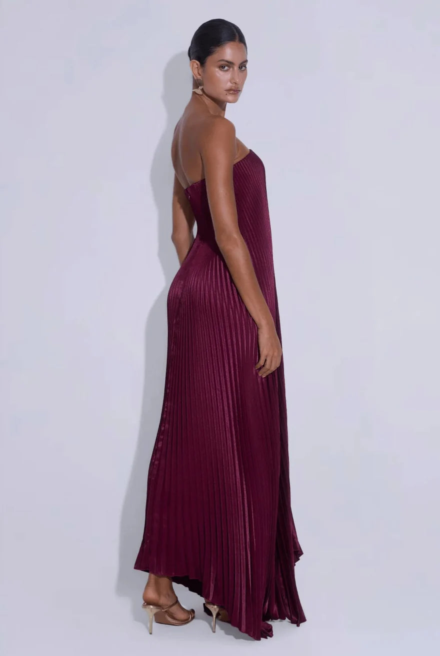 L'Idee Black Tie Gown l Wine